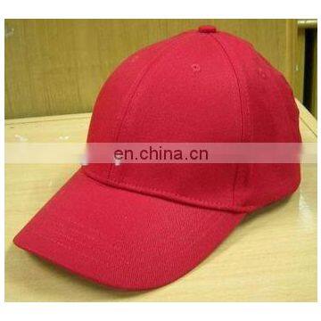 red color blank fitted hat baseball hat