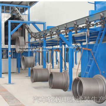 manually  Powder Coating Spray Line for sale