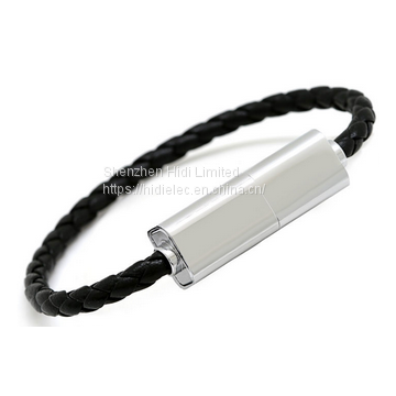 High Quality Oem Mobile Fast Charging Data Cable for Iphone Android ,micro Type-c Magnetic Usb Charging Cable Bracelet u photo-2