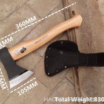 360mm Length Hickory Handle Hand Cutting Tools Steel Axe photo-2