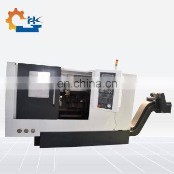 Full Form CNC Turning Lathe Machine With Bar Feeder For Sale