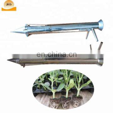 Handled bulb planter tool vegetable seedling transplanted planting machine