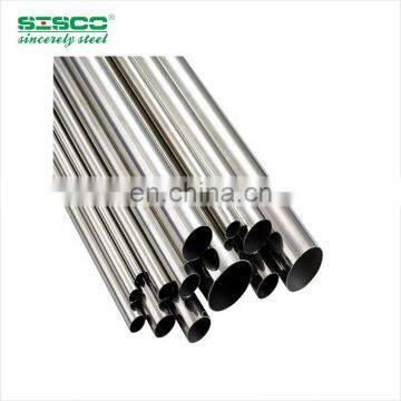 ASTM 202 2B/Brushed/Bright/Mirror Finish ISO9001 Welded Stainless Steel Pipe for Stair Handrail Production