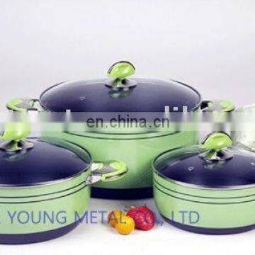 two-tone aluminum pot series