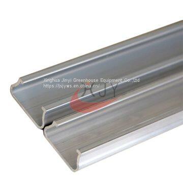 Greenhouse Film Aluminum locking Channel Lock Profile  Greenhouse Film Lock Channel