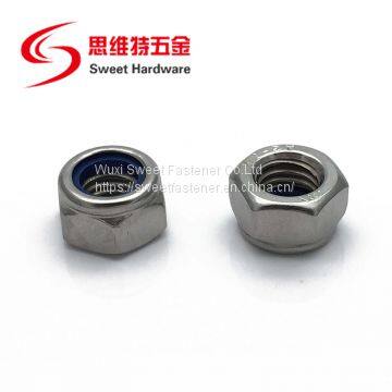 304 Stainless Steel DIN985 Nylon Insert Lock Nut Factory Price photo-3