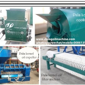 High quality small scale palm kernel oil processing plant with kernel shell separator machine