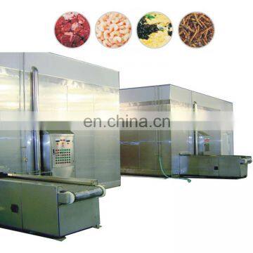 Wholesale stainless steel tunnel blast freezer fish block iqf frozen shrimp machine