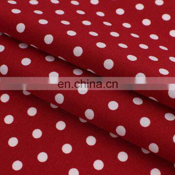 Chinese High Quality 100D Polyester 4 Way Stretch/elastic Polka Dot Printed Fabric for Dress photo-4