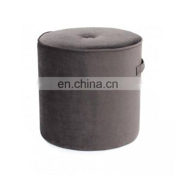 Customized home furniture velvet  unfoldable  ottoman pouf fancy modern velvet ottoman pouf stool