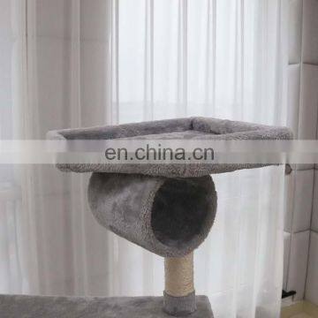 Sisal Rope Plush Board Pet Tree House Kitten Activity Tower Condo Multi-Level Cat Tree photo-5