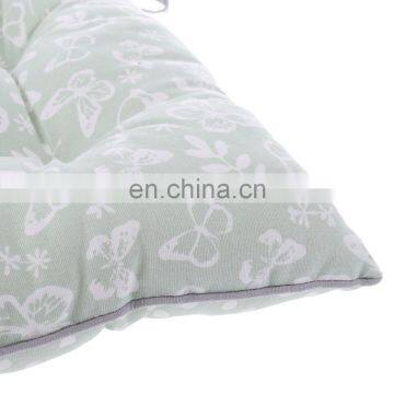 Square Recycle Seat Cushion Printed Chair Pads With Ties for Outdoor/Indoor photo-3