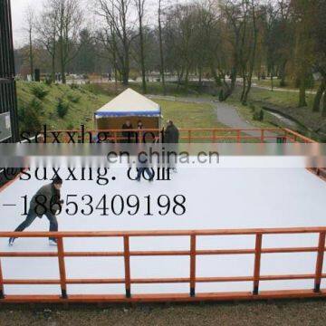 Instant artificial ice rink place in Backyard, Basement, Garage, Attic, & Pole Barn