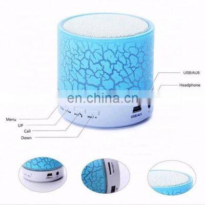 2022 Best Selling Mini Crack Speaker Colorful LED B-t Wireless Portable Speaker A9 photo-4