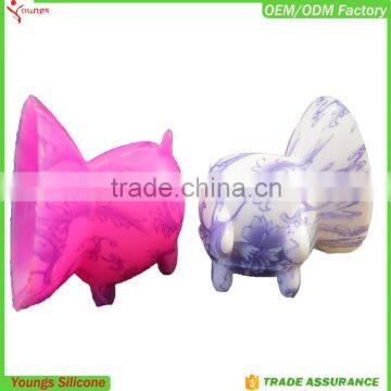 Promotion Cute Piggy Shape Stronger Sucker Silicone Phone Holder/stand photo-4