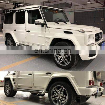 Black FRP W463 G65 Car Body Kit for Mercedes Benz G500 G550 G55 G63 AMG 13-17