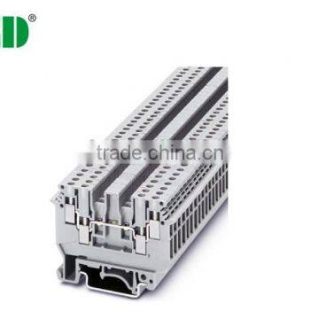 china double decks rail terminal block 5.2mm right angle