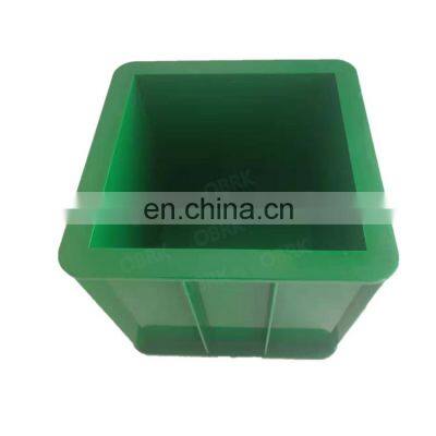 150mm cube plastic concrete test one gangs mould