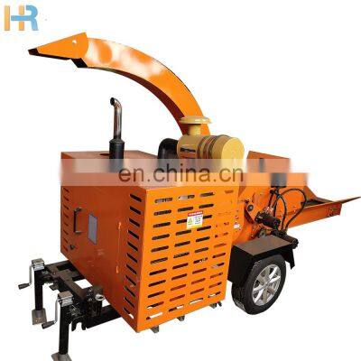 6150 Mobile wood crushing machine orchard branch shredder waste wood crushing waste branch crusher