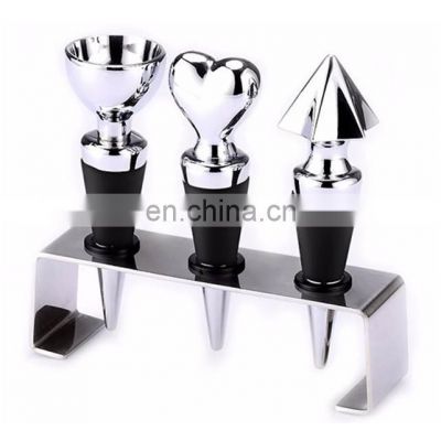 Best Selling Food Grade Wine Bottle Stopper Set