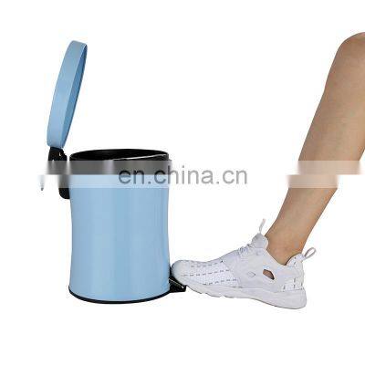 Самый продаваемый домашний педальный мусорный бак с тонким форм-фактором, оснащенный прочной педалью и порошковой покраской photo-4