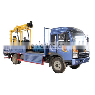 300m Deep bore water well drilling machine in truck / water well drilling machine for sale