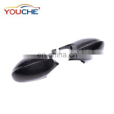 carbon fiber M look car side mirror cover caps for BMW 3 series E90 E92 E93 pre-LCI 2006-2009