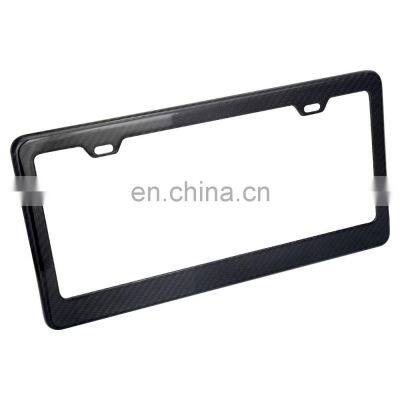 100% Real Carbon Fiber License Plate Frame Tag Cover Original 3K Twill JDM/FF Genuine Carbon Plate License Frame Only US Car