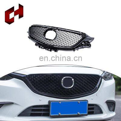 CH Cheap Manufacturer Center Honeycomb Mesh Plastic Car Front Grille Grill Front Grille With Light Fit For Mazda 3 2014-2016