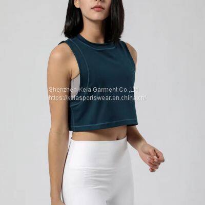Wholesale Workout Tank Tops Women Sports Wear Gym Yoga Blouse Women Yoga Gym Tank Top Bra Top