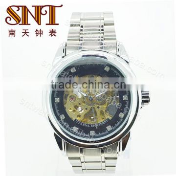 SNT ME009 Fashion Stainless Steel Mechanical Watch