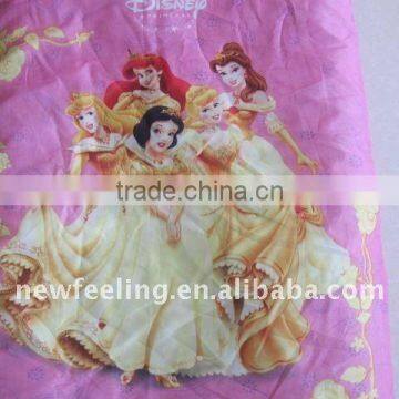 Pink Cinderella Bell Ariel satiny sleeping bag