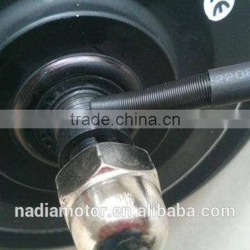 6 Inch 24V Brushless Gearless Electric Scooter Motor Hub Motor Brushless Hub Motor Gearless Hub With Braking Device photo-3