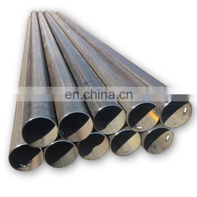 China carbon steel hot sale black carbon round steel pipe/tube High quality