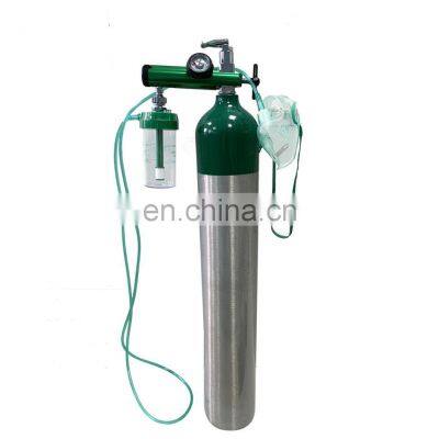 Air Compressor High Pressure Steel Gas Cylinder With Industrial Gas Pressure Regulator