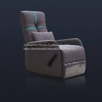 Italian-Style Capsule Sofa Single Leisure Sofa Living Room Household Manual Function Disposable Fabric Single Chair photo-4
