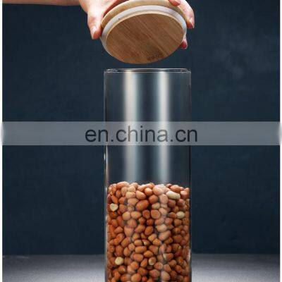 Wholesale Storage Bottles & Jars Tea Candy Glass Storage Jars Seals Storage Tank Jarras De Vidrio Glass Jar With Lid photo-5