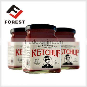 Adhesive Label for Sauce/salad Bottle, Kraft Adhesive Label photo-2