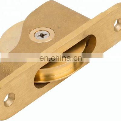 Forged brass wheel sash window pulley for window sash pulley