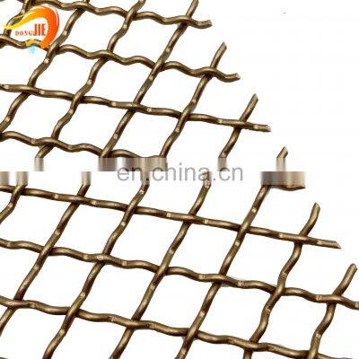 Flat wire mesh High Quality Decorative Crimped Mesh