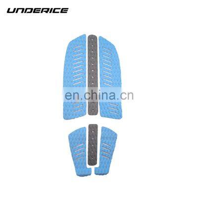 Wholesale Customized EVA Deck Pad 8-Piece Foam Surfboard Traction Pad Surfing SUP Pads With Kicker for Stomp