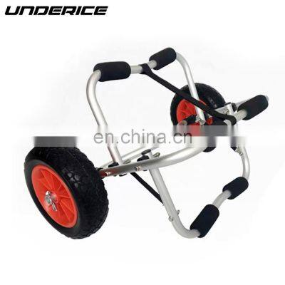 UICE Multifunction Foldable Aluminum Fold Kayak Trolley Fishing Kayak Trolley Beach Marine Kayak Trolley photo-4