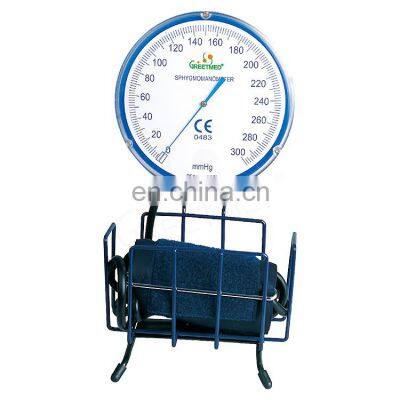 Factory price portable ce0123 latest medical wall type clock aneroid sphygmomanometer