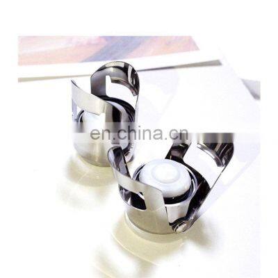 Customisable Wedding Fresh Engraved Italian Personalized Metal Bottle Stainless Steel Custom Wine Stopper photo-5