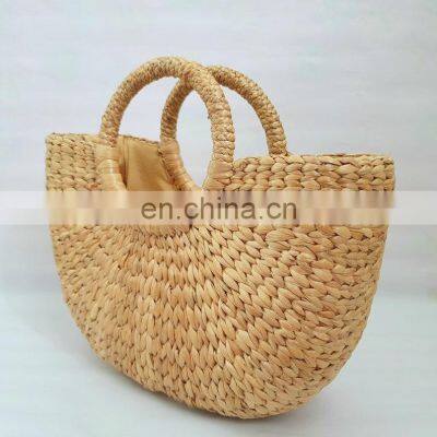 Water Hyacinth Bag New Arrival Summer Handwoven Straw Bag Wholesale Vietnam Manufacturer photo-3