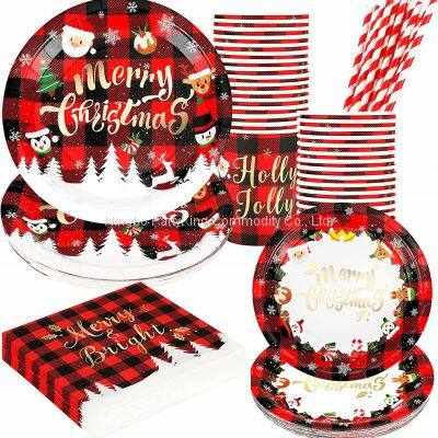 Ningbo PartyKing Christmas and New Year Party Decorations Party Tableware Set photo-4