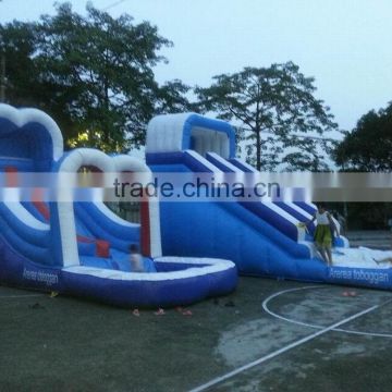 2015 hot sale PVC Trapualin Inflatable Dry Slide ,inflatable Water Slides