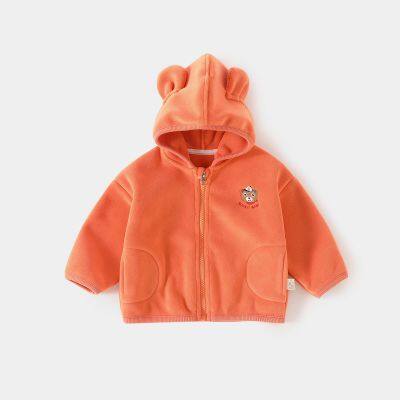 Children's Fleece Jacket Baby Newborn Coat Kids Warm Clothes Hoodie photo-3