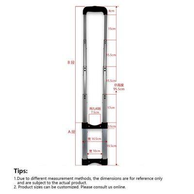 Customized Aluminum Alloy Material Factory Wholesale of Telescopic Pull Rod Accessories for Toolboxes and Suitcases photo-2
