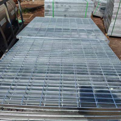 Press-Locked Steel Grating 25x3mm Mesh for Walkways and Stair Treads
